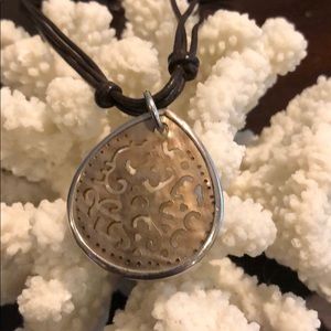 Silpada Black Lip Shell & Sterling Silver …